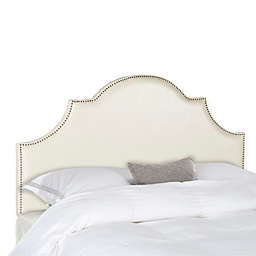 White Leather Headboard Bed Bath Beyond, Cream Leather Headboard King Size