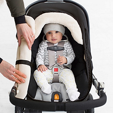 SKIP*HOP&reg; Stroll & Go Universal Car Seat Cover in Black. View a larger version of this product image.