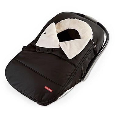 SKIP*HOP&reg; Stroll & Go Universal Car Seat Cover in Black. View a larger version of this product image.