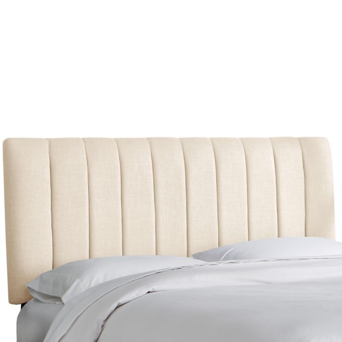 Customizable Channel Seam Headboard by Skyline Furniture Bed Bath