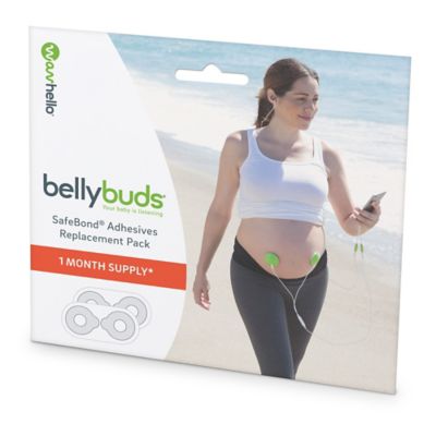 Bellybuds Baby-Bump Sound System with 6 Pairs of Adhesives Deluxe