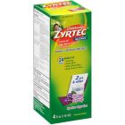 Alternate image 2 for Children's Zyrtec&reg; 4 oz. Dye-Free Allergy Syrup in Sugar-Free Grape
