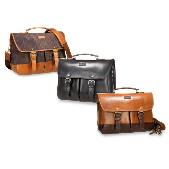 ellington leather briefcase