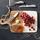 Alternate image 1 for Artisanal Kitchen Supply&reg; 13-Inch Acacia and Marble Cheese Board