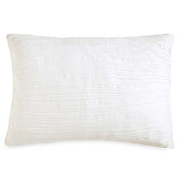 DKNY City Pleat Standard Pillow Sham in White
