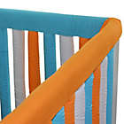 Alternate image 1 for Go Mama Go  52-Inch x 6-Inch Cotton Couture Teething Guards in Orange/Aqua