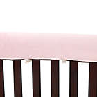 Alternate image 0 for Go Mama Go  52-Inch x 12-Inch Luxurious Minky Teething Guards in Pink/Chocolate