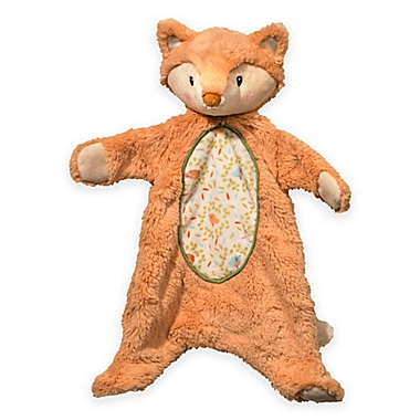 Fox Sshlumpie Blanket Plush in Ivory/Orange. View a larger version of this product image.