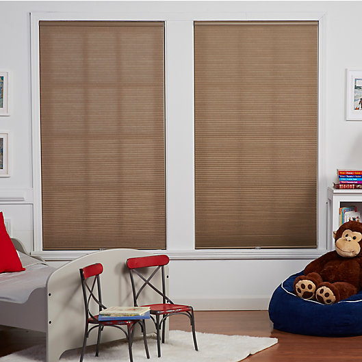 Alternate image 1 for Baby Blinds Cordless Cellular Light Filtering 67-Inch x 64-Inch Shade in Oat