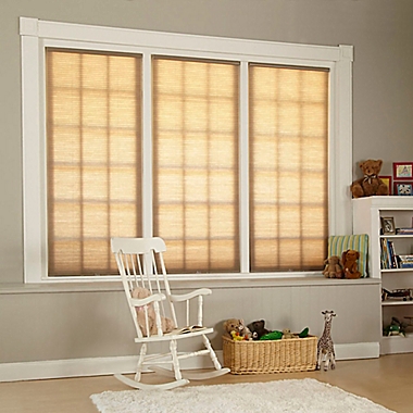 Baby Blinds Cordless Cellular Light Filtering Shade in Oat. View a larger version of this product image.