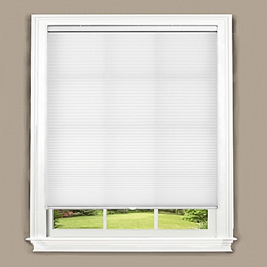 Baby Blinds Cordless Cellular Light Filtering 35-Inch x 64-Inch Shade in White. View a larger version of this product image.