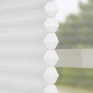 Baby Blinds Cordless Cellular Light Filtering 20-1/2-Inch x 48-Inch Shade in White. View a larger version of this product image.