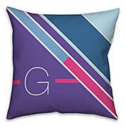 Bright and Bold Square Throw Pillow