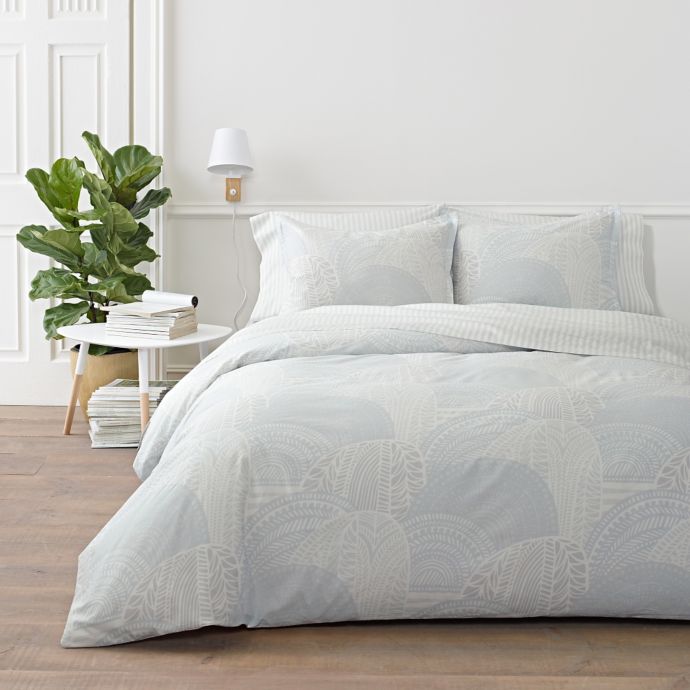 Marimekko Vuorilaakso Duvet Cover Set In Grey Bed Bath Beyond