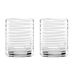 kate spade new york Charlotte Street™ White Double Old Fashioned Glasses (Set of 2)