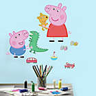 Alternate image 0 for Peppa the Pig Peppa and George Playtime Peel and Stick Giant Wall Decals