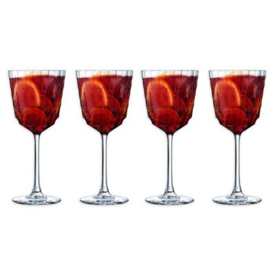 Cristal D&#39;Arques&#39; Iroko Red Wine Glasses (Set of 4)