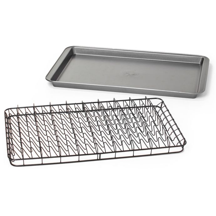 Chef Tony™ Mega Bacon Pan with Tongs Bed Bath & Beyond