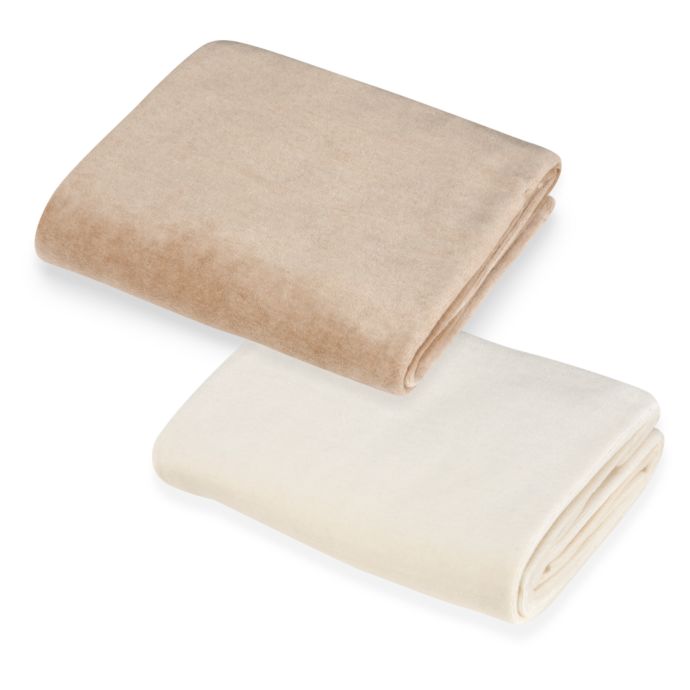 Tl Care Fitted Velour Crib Sheet Made With Organic Cotton