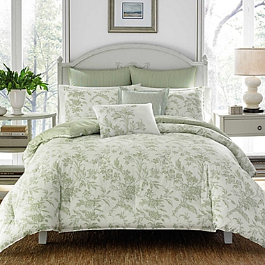 Laura Ashley&reg; Natalie 7-Piece Reversible King Comforter Set. View a larger version of this product image.