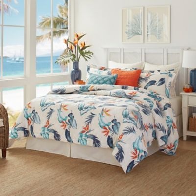 Tommy Bahama&reg; Birdseye View Queen Comforter Set in Coral