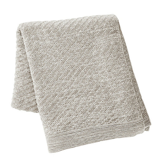 Alternate image 1 for Kenneth Cole New York® 50-Inch x 60-Inch Essentials Chunky Throw in Grey
