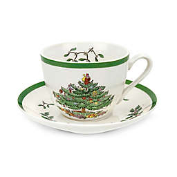 Spode® Christmas Tree Cup and Saucer