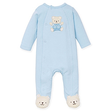 Little Me&reg; Size 6M Cute Bear Footie in Blue. View a larger version of this product image.