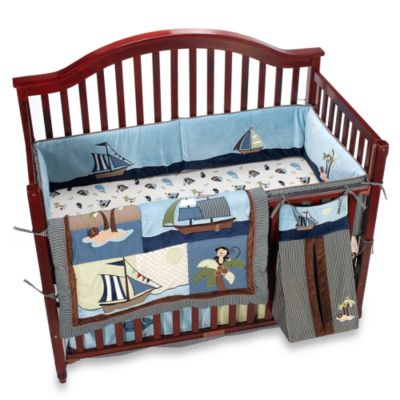 palm tree crib bedding