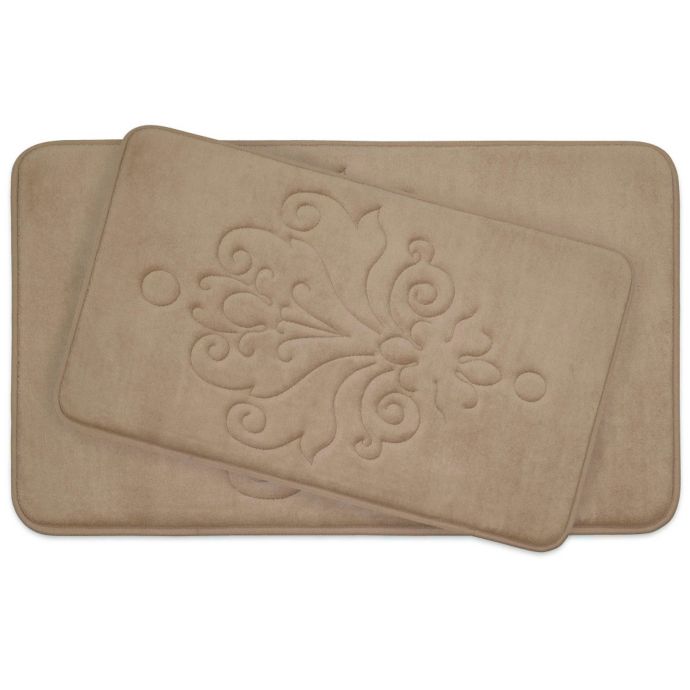 Bounce Comfort Reve Memory Foam 2Piece Bath Mat Set Bed Bath & Beyond