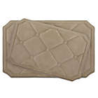 Alternate image 0 for Bounce Comfort Gertie Memory Foam 2-Piece Bath Mat Set in Linen