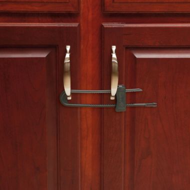 Safety 1st&reg; Easy Install Cabinet Slide Lock in Grey (Set of 2). View a larger version of this product image.