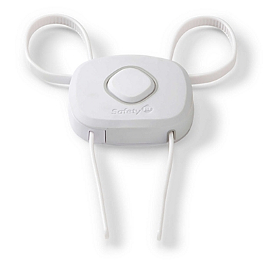 Safety 1st OutSmart Flex Lock With Decoy Button in White. View a larger version of this product image.