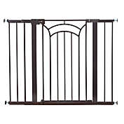 Safety 1st&reg; Easy Install D?cor Tall and Wide Walk-Thru Gate in Brown