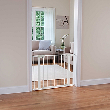 Safety 1st&reg; Easy Install Auto-Close Walk-Thru Gate in White. View a larger version of this product image.
