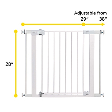 Safety 1st&reg; Easy Install Auto-Close Walk-Thru Gate in White. View a larger version of this product image.
