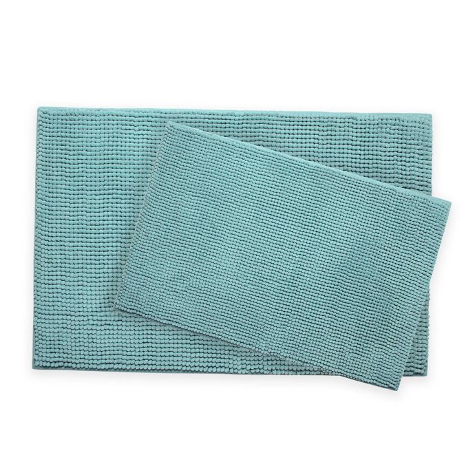 Bounce Comfort Chenille Memory Foam 2Piece Bath Mat Set Bed Bath and