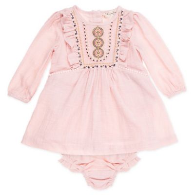 jessica simpson baby peach dress