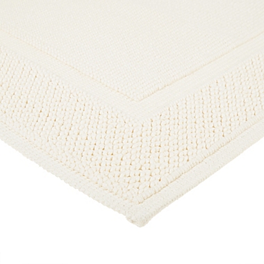 Nestwell&trade; 20&quot; x 33&quot; Flat Weave Bath Rug in Vanilla. View a larger version of this product image.