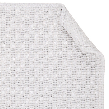 Nestwell&trade; Basketweave 20&quot; x 33&quot; Bath Rug in Lunar Rock Grey. View a larger version of this product image.