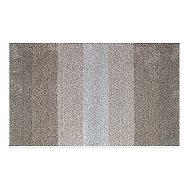Fashion Ombre Striped 20&quot; x 33&quot; Bath Rug in Brown. View a larger version of this product image.