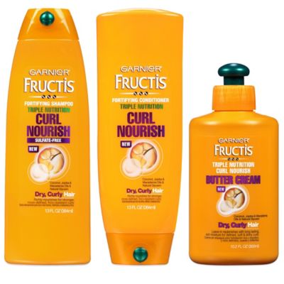 Garnier® Fructis® Triple Nutrition Sulfate-Free Curl Nourish Collection |  Bed Bath & Beyond
