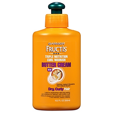 Garnier&reg; Fructis&reg; Triple Nutrition Sulfate-Free 10.2 oz. Curl Nourish Butter Cream. View a larger version of this product image.