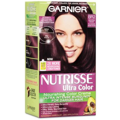 Garnier Nutrisse Ultra Color Nourishing Color Creme In Br2 Dark Intense Burgundy