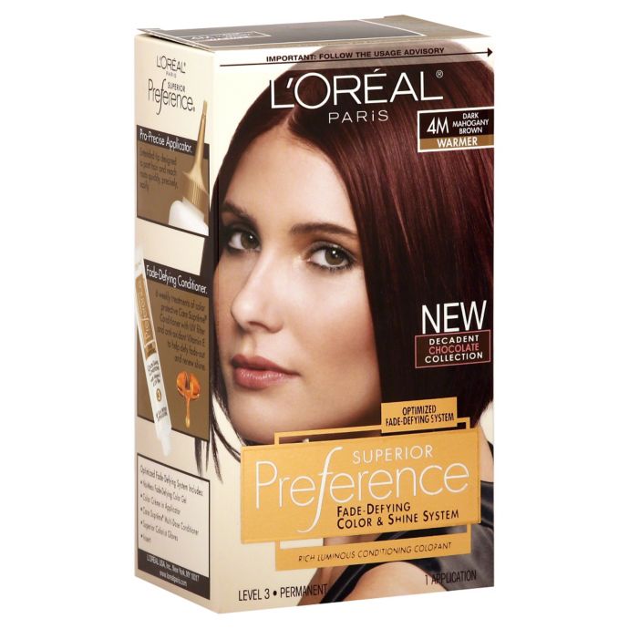 L'Oréal® Superior Preference Fade-Defying Color and Shine in 4M Dark ...