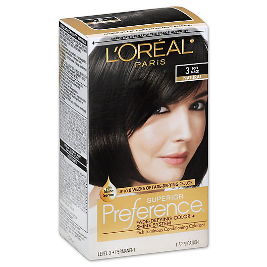 Alternate image 1 for L'Oréal® Superior Preference Fade-Defying Color and Shine in 3 Soft Black