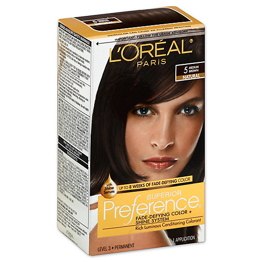 Alternate image 1 for L'Oréal® Superior Preference Fade-Defying Color and Shine in 5 Medium Brown