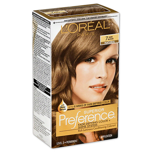 Alternate image 1 for L'Oréal® Superior Preference Fade-Defying Color and Shine in 7 Dark Blonde