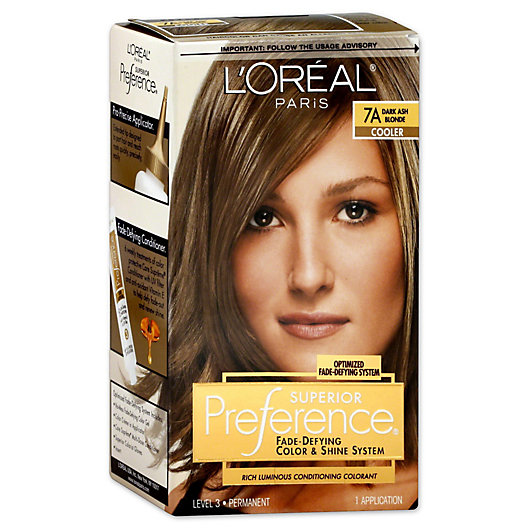 Alternate image 1 for L'Oréal® Superior Preference Fade-Defying Color/Shine in 7A Dark Ash Blonde