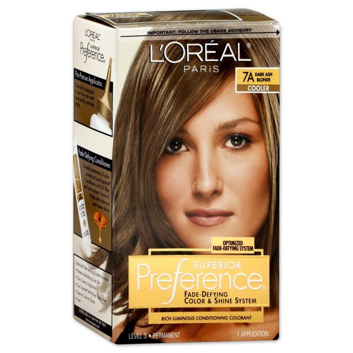 Loréal® Superior Preference Fade Defying Colorshine In 7a Dark Ash Blonde Bed Bath And Beyond